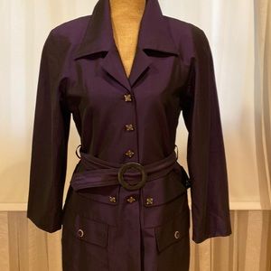 LAGERFELD fabulous vintage blazer, lining, crystal buttons, size S